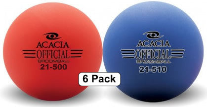 Official Broomballs - 6 Pack